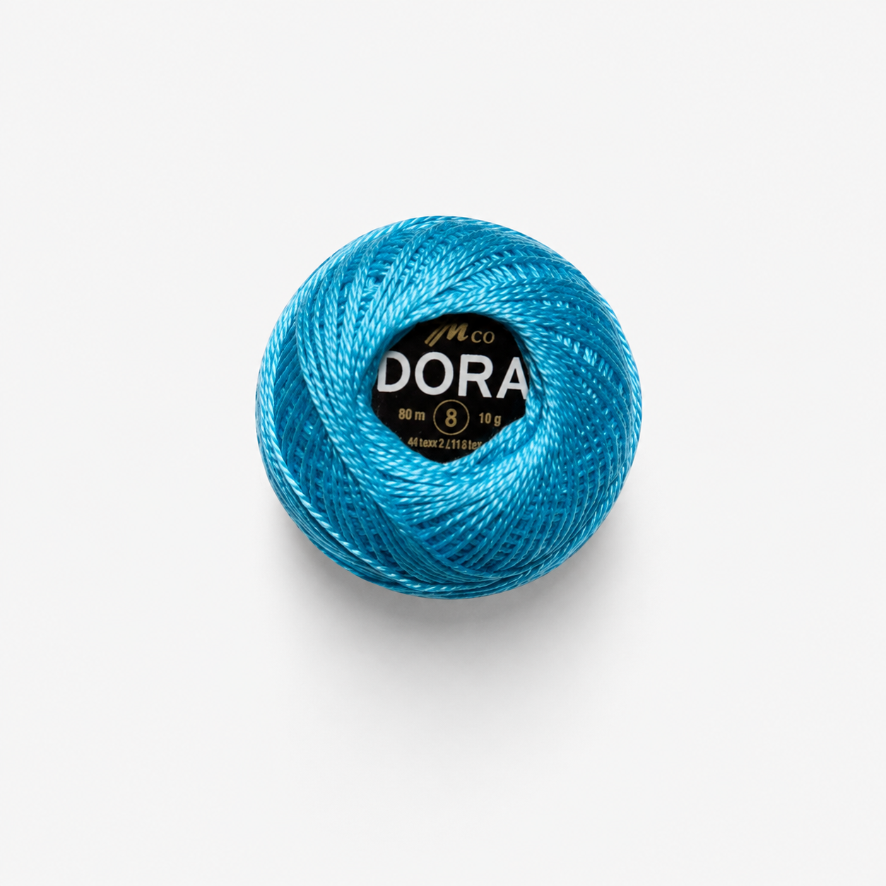 חוט DORA מס' 8 לרקמה ולסריגה - 80 מטר