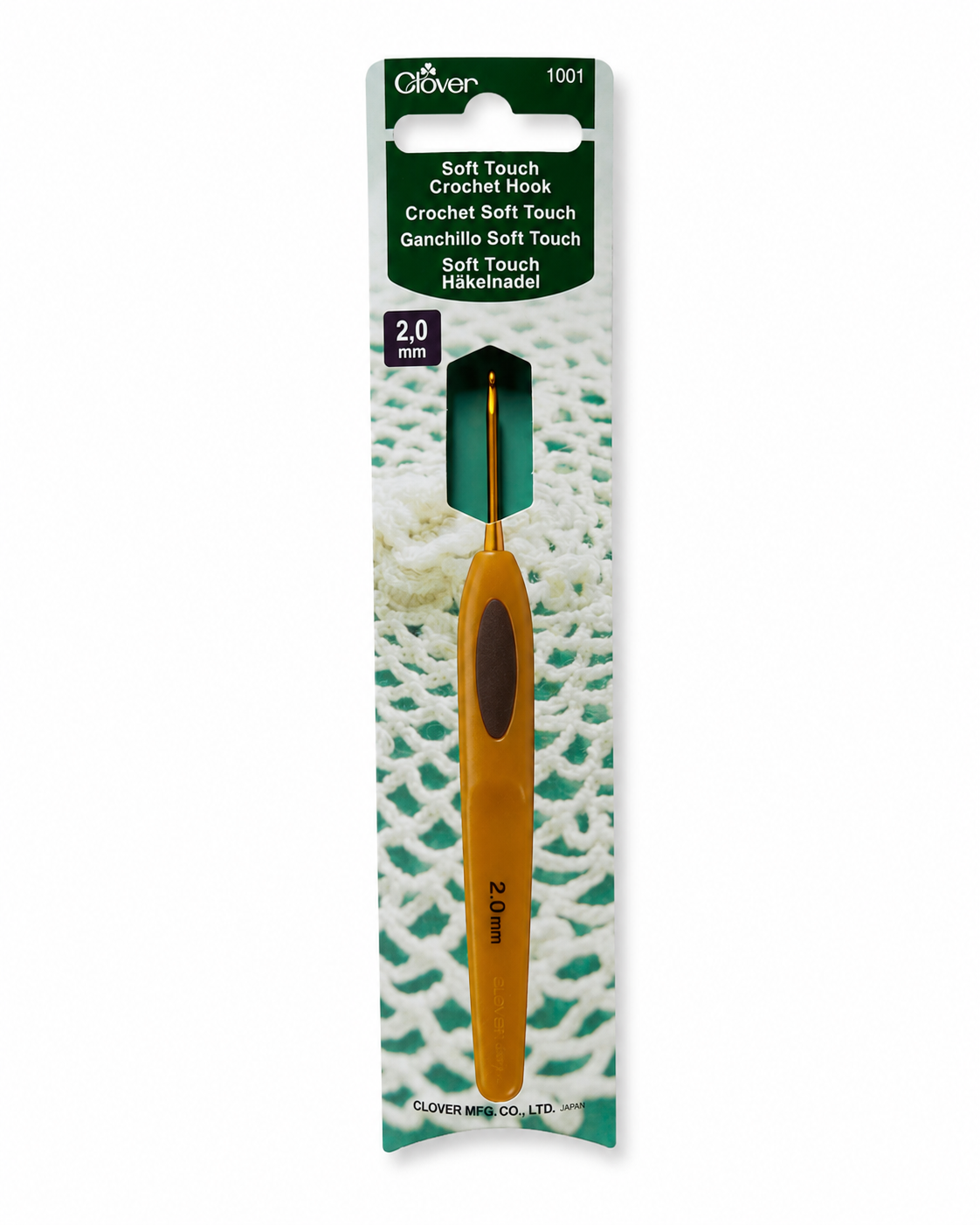 מסרגת קרושה קלובר ארגונומית Clover Soft Touch
