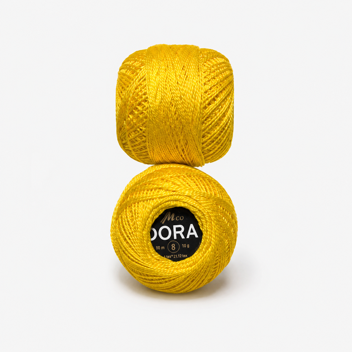 חוט DORA מס' 8 לרקמה ולסריגה - 80 מטר