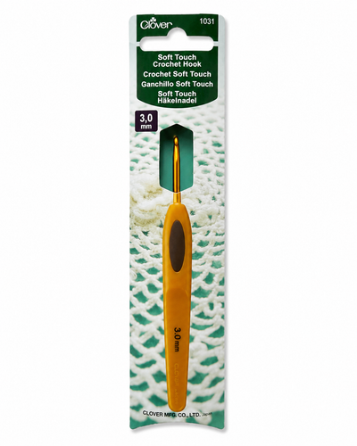 מסרגת קרושה קלובר ארגונומית Clover Soft Touch