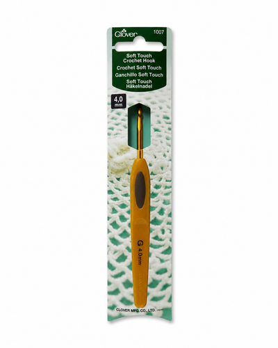 מסרגת קרושה קלובר ארגונומית Clover Soft Touch
