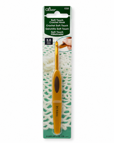 מסרגת קרושה קלובר ארגונומית Clover Soft Touch