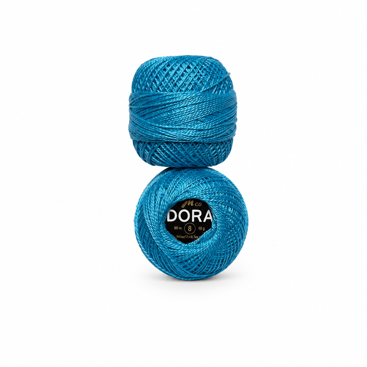 חוט DORA מס' 8 לרקמה ולסריגה - 80 מטר