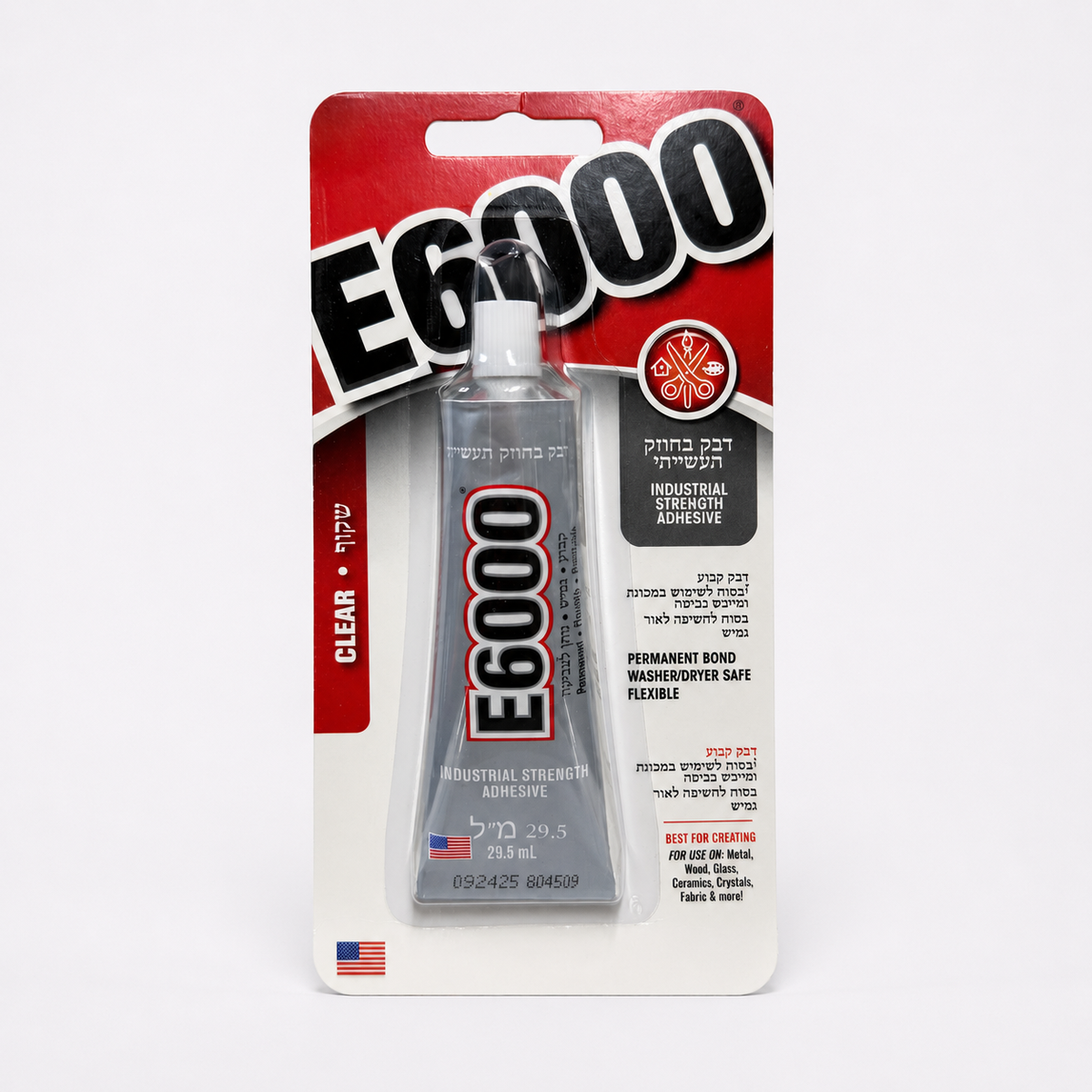 דבק E6000 - רב-תכליתי חזק ליצירה 29.5 מ"ל