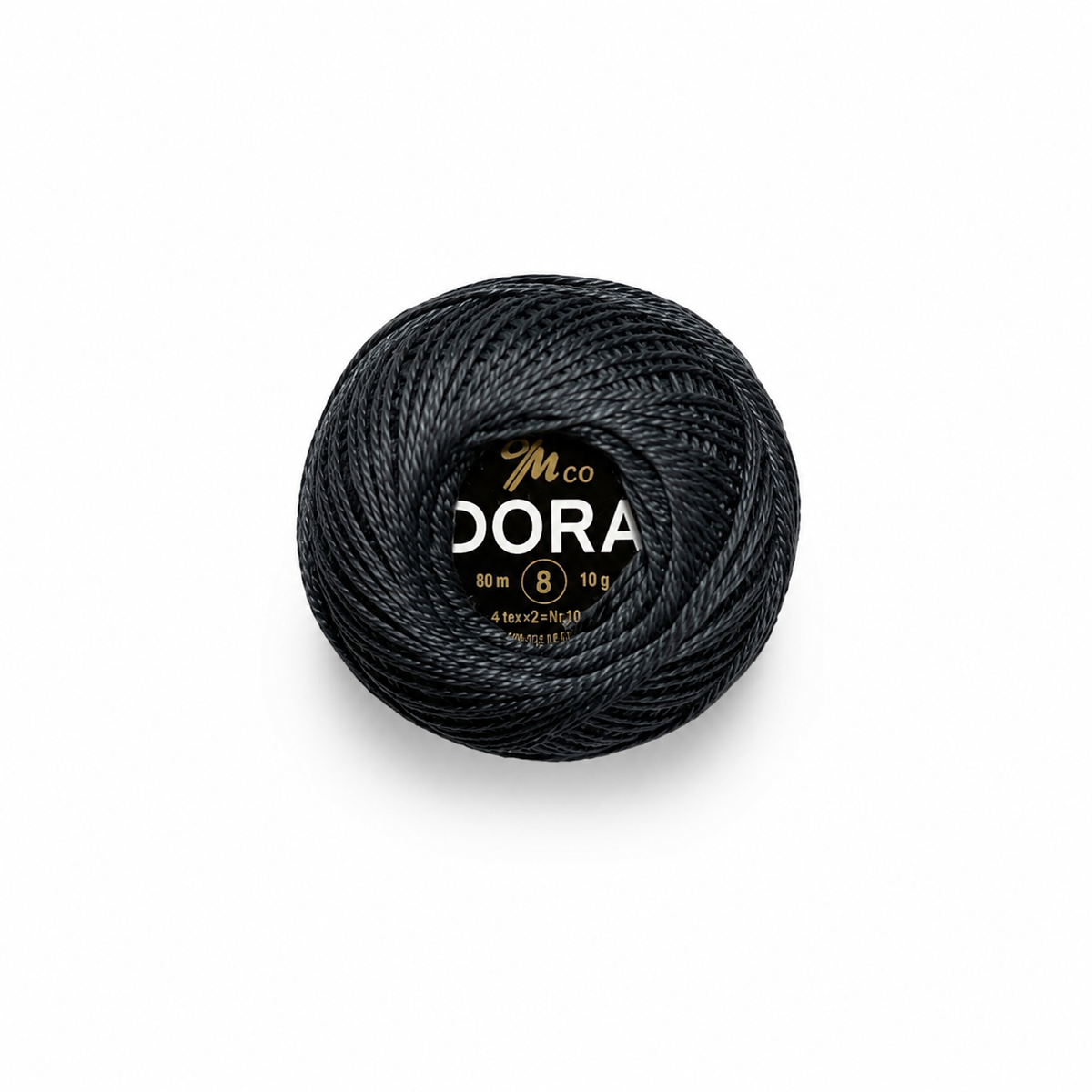 חוט DORA מס' 8 לרקמה ולסריגה - 80 מטר