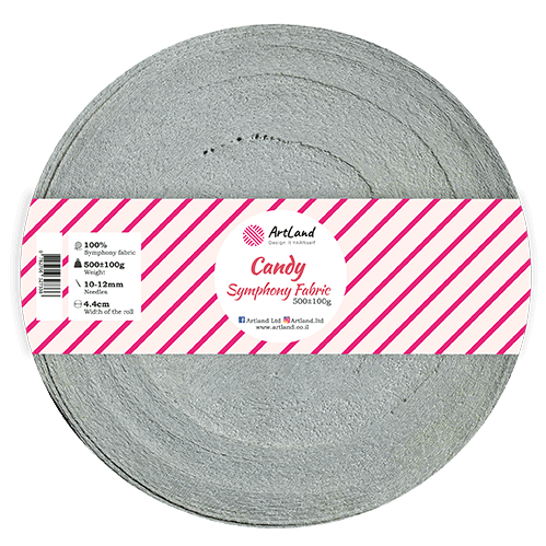 חוט טריקו Candy בצבע אפור בהיר 05