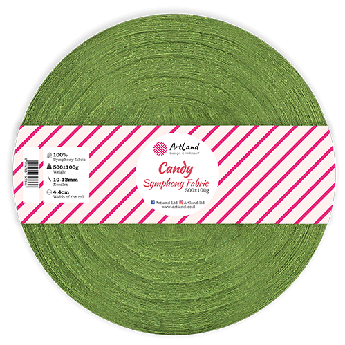חוט טריקו Candy בצבע ירוק עלים 13