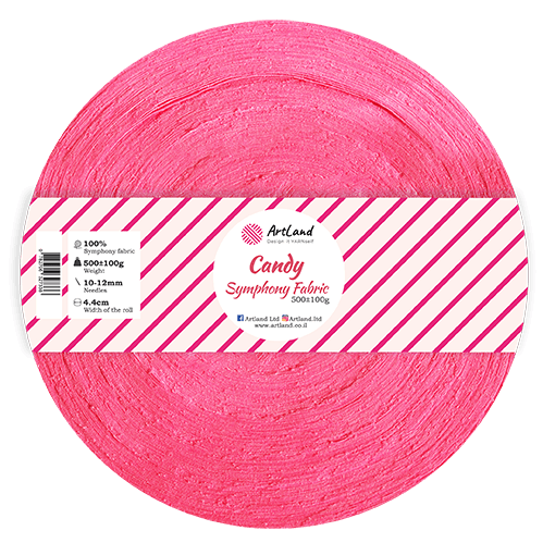 חוט טריקו Candy בצבע ורוד פוקסיה 20