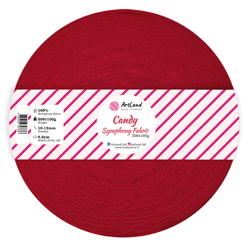 חוט טריקו Candy בצבע אדום 21